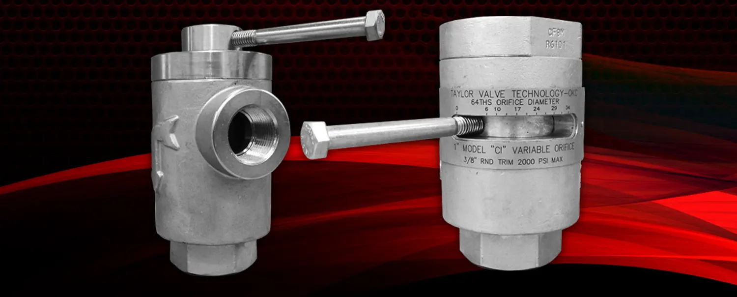 CA-CI Variable Orifice Valves